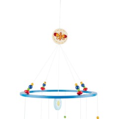 bieco 3D Mobile Froggy Frosch aus robustem Holz fur Wickeltisch Kinderbett Wiege 20 cm Mobiles 3D Mobile Froggy из прочного дерева для пеленального столика-люльки 20 см