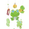 bieco 3D Mobile Froggy Frosch aus robustem Holz fur Wickeltisch Kinderbett Wiege 20 cm Mobiles 3D Mobile Froggy из прочного дерева для пеленального столика-люльки 20 см