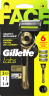 GILLETTE Rasierer, Labs Face Gold, 1 St, Джилетт Золотистый набор для бритья Labs Face: станок, 3 сменные кассеты и настенный держатель, 1 набор