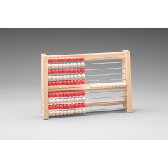 Wissner aktiv lernen Rechenrahmen 100er Zahlenraum rot\/weiss Рамка калькулятора на 100 цифр