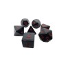 dice4friends 7-tlg. RPG Wurfelset Pearl: Black\/Red 7 шт. RPG Dice Set Жемчуг: черный/красный