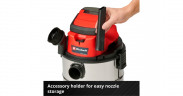 Einhell Einhell Nass-/Trockensauger TC-VC 18/20 Li S-Solo rot/silber, ohne Akku und Ladegerat  rot/silber Пылесос для влажной/сухой уборки Einhell TC-VC 18/20 Li S-Solo красный/серебристый, без аккумулятора и зарядного устройства