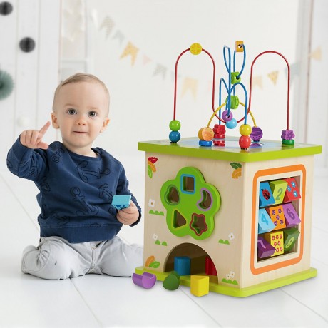 solini Motorikwurfel Garten aus Holz Сад кубиков моторики из дерева