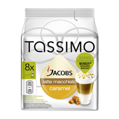 Jacobs Tassimo Кофе Латте Макиато Карамель, капсулы 268г