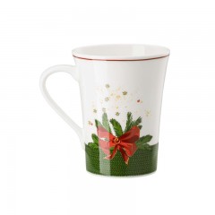 Hutschenreuther Hutschenreuther Weihnachtszeit Becher mit Henkel 'Hund' 0,40 L Hutschenreuther Рождественская кружка с ручкой &amp;quot;Собака&amp;quot; 0,40 л