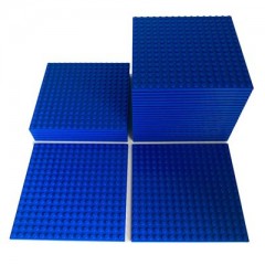 LEGO LEGO 16x16 Bauplatten Blau Platten - Beidseitig bebaubar - Blue 91405 Menge 8x Строительные пластины LEGO 16x16 Синие пластины — для сборки с обеих сторон — синие 91405 Количество 8 шт.