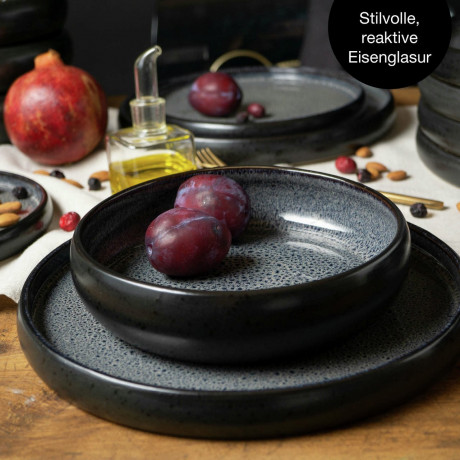 Moritz & Moritz Moritz & Moritz Tafelservice Grau 18-tlg. Reaktiv grau Обеденный сервиз Moritz &amp; Moritz серый, 18 предм. Реактивный