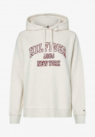 Tommy Hilfiger REGULAR VARSITY Sweatshirt white dove heather REGULAR VARSITY Толстовка белый голубь вереск