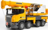 Bruder BRUDER 03570 Scania Liebherr Kran-LKW m. Licht und Sound Автокран BRUDER 03570 Scania Liebherr со светом и звуком