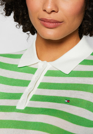 Tommy Hilfiger BUTTON Polo shirt spring lime stp BUTTON рубашка поло весенняя известь стп