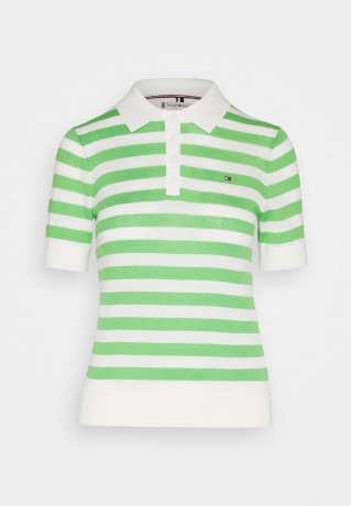 Tommy Hilfiger BUTTON Polo shirt spring lime stp BUTTON рубашка поло весенняя известь стп