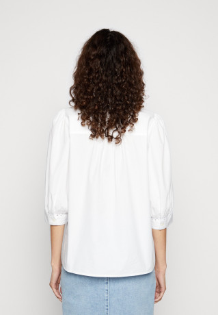 Tommy Hilfiger CRAFTED HENLEY Print T-shirt optic white CRAFTHED HENLEY Футболка с принтом оптический белый