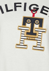 Tommy Hilfiger TEE Print T-shirt ecru TEE Футболка с принтом экрю