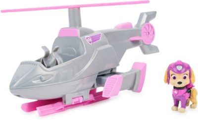 Spin Master Paw Patrol Skyes Deluxe Basis Fahrzeug aus dem Kinofilm mit Hundefigur Базовый автомобиль Paw Patrol Skyes Deluxe из фильма с фигуркой собаки