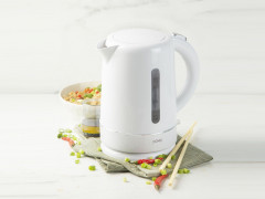 Domo Wasserkocher, 1.7 l, 2200 W, ohne Kabel elektrischer Teekocher Heisswasserbereiter schnell  leise, Uberhitzungs-  Trockengehschutz, rutschfeste Fusse sicher im Gebrauch  Чайник Domo, 1,7 л, 2200 Вт, без кабеля, электрочайник, чайник для горячей воды,