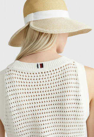 Tommy Hilfiger BLEND TANK MIDI Day dress ecru BLEND TANK МИДИ Повседневное платье экрю