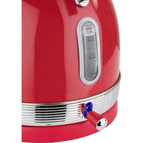 KORONA KORONA Wasserkocher Retro Wasserkocher 20667 Rot, 2200 W, Pfeifkessel Style, Vintage Optik, 1,8 l, herausnehmbarer Kalkfilter Чайник KORONA чайник ретро чайник 20667 красный, 2200 Вт, стиль чайника со свистком, винтажный вид, 1,8 л, съемный фильтр