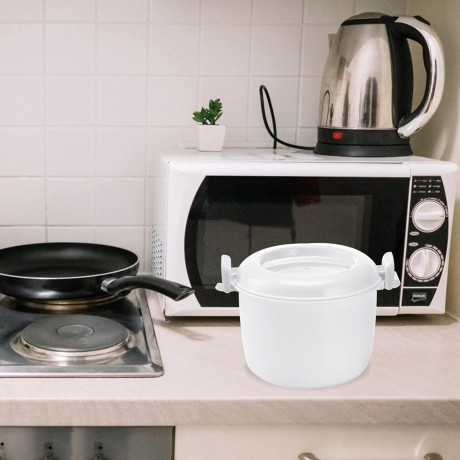 Yoyaxi Yoyaxi Reiskocher Kompakter Dampfkochtopf fur die Mikrowelle, einfach und praktisch, Multifunktionale Warmhalte-Lunchbox mit Dampfkorb, praktisch Рисоварка Yoyaxi Компактная микроволновая скороварка, простая и практичная, многофункциональный подог