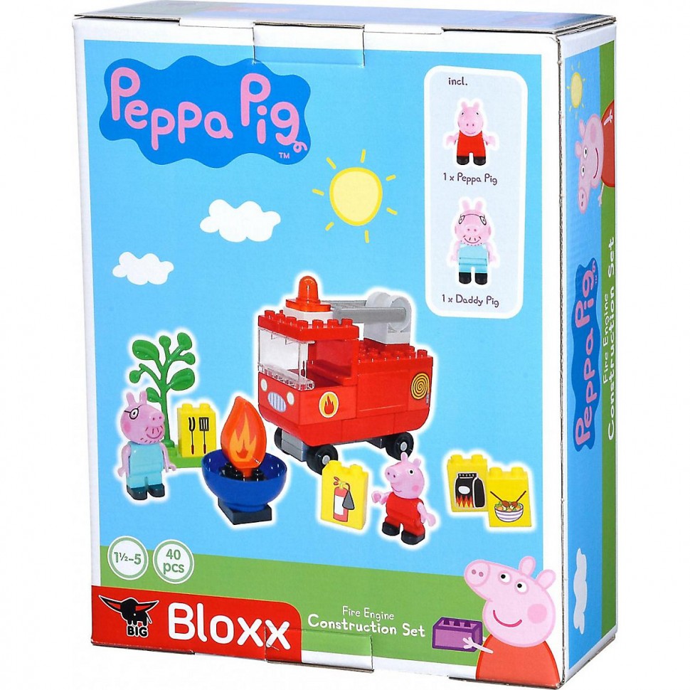 Купить BIG PlayBIG Bloxx Peppa Pig Feuerwehrauto Пожарная машина PlayBIG  Bloxx Peppa Pig в интернет-магазине Diskontshop.eu Германия всего за 3 259  руб. в