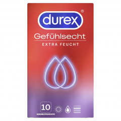 Durex Gefuhlsecht Extra Feucht Kondome Ощущение излишней влажности презервативов