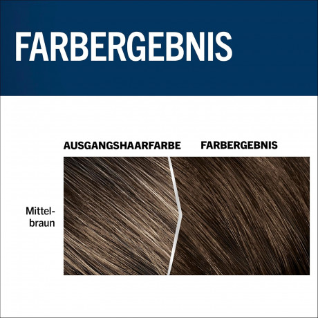 Набор 10 упаковок Schwarzkopf MEN Perfect 60 Средне-коричневый, мужская краска от седины 5 минут, Германия