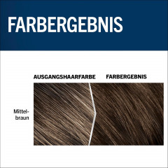Schwarzkopf MEN Perfect 60, 10st, Средне-коричневый, мужская краска от седины 5 минут, Набор 10 упаковок 