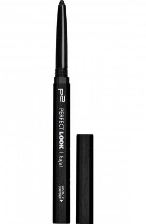 p2 cosmetics perfect look Kajal Карандаш-Подводка для глаз waterproof black 010, 0,3 g