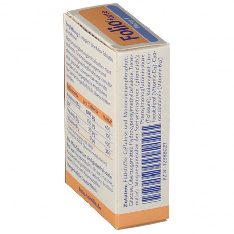 Folio 1 Basic Filmtabletten 90st, Фолиевая кислота Folio Basic 1, 90 таблеток, витамины для женщин при планировании и беременности, с йодом и витаминами B12 и D3