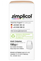 Simplicol Expert Mais-Gelb Краска для ткани жёлтая Mais-Gelb, интенсивное перекрашивание одежды, для стиральной машины 40C, 150 г