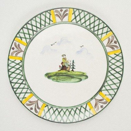 Gmundner Keramik Gmundner Keramik Jagd Speiseteller Cup 32 cm Керамическая охотничья тарелка Gmundner Чашка 32 см