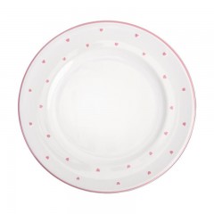 Gmundner Keramik Gmundner Keramik Herzerl Rosa Dessertteller Gourmet 22 cm Gmundner Керамическая тарелка Heart Pink Gourmet 22 см