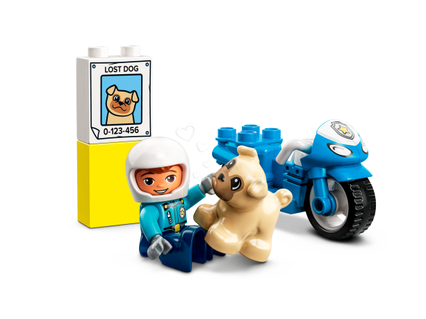 Lego Polizeimotorrad полицейский мотоцикл