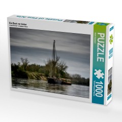 CALVENDO Puzzle CALVENDO Puzzle Ein Boot vor Anker Пазл CALVENDO Puzzle Лодка на якоре