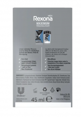 Rexona Antitranspirant DEOCREME Men Maximum Protection Clean Scent Дезодорант антиперспирант сухой крем стик, максимальная защита до 96ч, 45 мл