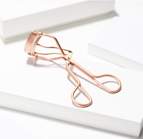 TWEEZERMAN Classic Wimpernzange,  Щипцы Classic (США), нержавеющая сталь, силикон, 3 сменных подушечки, эргономика, розовое золото