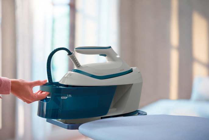 Philips Philips Dampfbugelstation PSG6022/20, 1800 ml Wassertank  Паровая гладильная станция Philips PSG6022/20, резервуар для воды 1800 мл