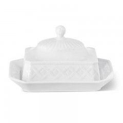 KPM Berlin KPM Kurland Weiss Butterdose Масленка KPM Kurland Weiss