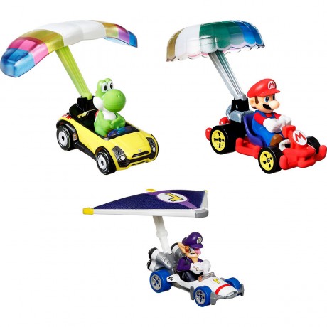 Mattel Hot Wheels Mario Kart Glider 3er-Pack #1 Hot Wheels Mario Kart Glider 3-Pack # 1
