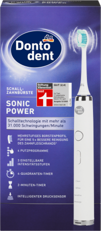 Dontodent Elektrische Schallzahnbürste Sonic Power Донтодент Электрическая зубная щетка