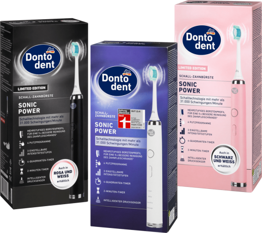 Dontodent Elektrische Schallzahnbürste Sonic Power Донтодент Электрическая зубная щетка