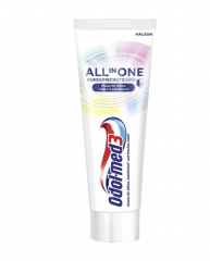 Odol med3 All in One Rundumschutz 40 Plus Zahncreme Зубная паста Комплексная защита от: кариеса, неприятного запаха изо рта, бактерий, зубного налета  75мл
