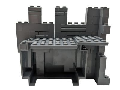 LEGO LEGO MOC Ritter Burg Schloss Mauer 1 Eckteil - dunkelgrau - 49 Teile LEGO MOC Knight Castle Wall 1 угловая часть - темно-серый - 49 деталей