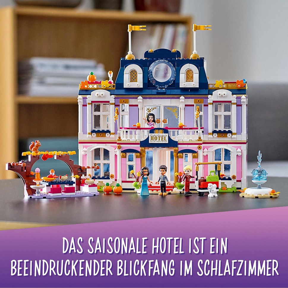 Купить LEGO Friends 41684 Heartlake City Hotel ЛЕГО Гранд-отель Хартлейк  Сити в интернет-магазине Diskontshop.eu Германия всего за 16 299 руб. в