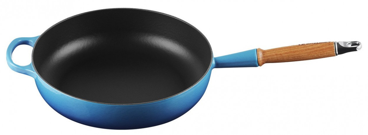 Le Creuset LE CREUSET Sautepfanne 28cm Azure SIGNATURE blau Сотейник LE CREUSET 28см Azure SIGNATURE