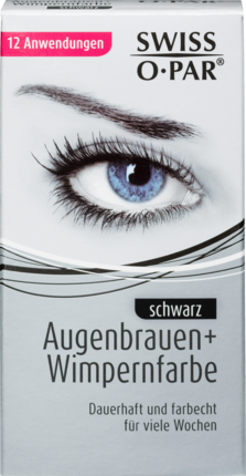 Swiss-o-Par schwarz Набор для Окращивания Бровей и Ресниц Черный