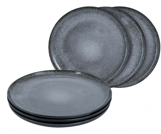 Moritz & Moritz Moritz & Moritz Speiseteller 6-tlg. DIGITAL anthrazit Обеденные тарелки Moritz &amp; Moritz 6 шт. ЦИФРОВОЙ