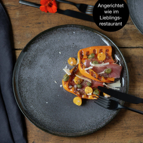 Moritz & Moritz Moritz & Moritz Speiseteller 6-tlg. DIGITAL anthrazit Обеденные тарелки Moritz &amp; Moritz 6 шт. ЦИФРОВОЙ