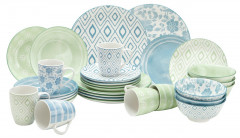 Landscape Landscape Kombiservice 30-tlg,BRITISH GARDEN grun-blau Ландшафтный комбинированный сервиз 30 предметов, BRITISH GARDEN