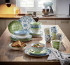 Landscape Landscape Kombiservice 30-tlg,BRITISH GARDEN grun-blau Ландшафтный комбинированный сервиз 30 предметов, BRITISH GARDEN