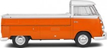 VW T1 Pritsche orange\/weiss 1:18 Бортовой VW T1 оранжевый/белый 1:18